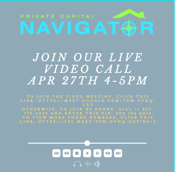 NavCap Real Estate Investing Live Video Call