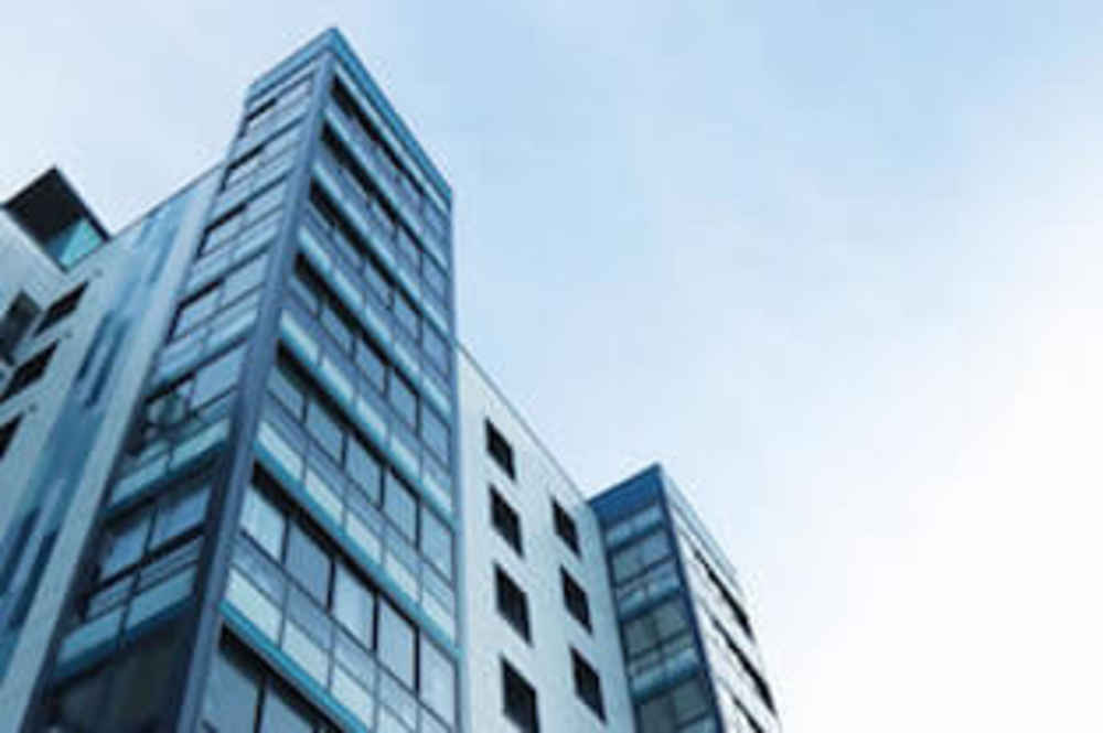 Multi-family apartment building reaching to the sky